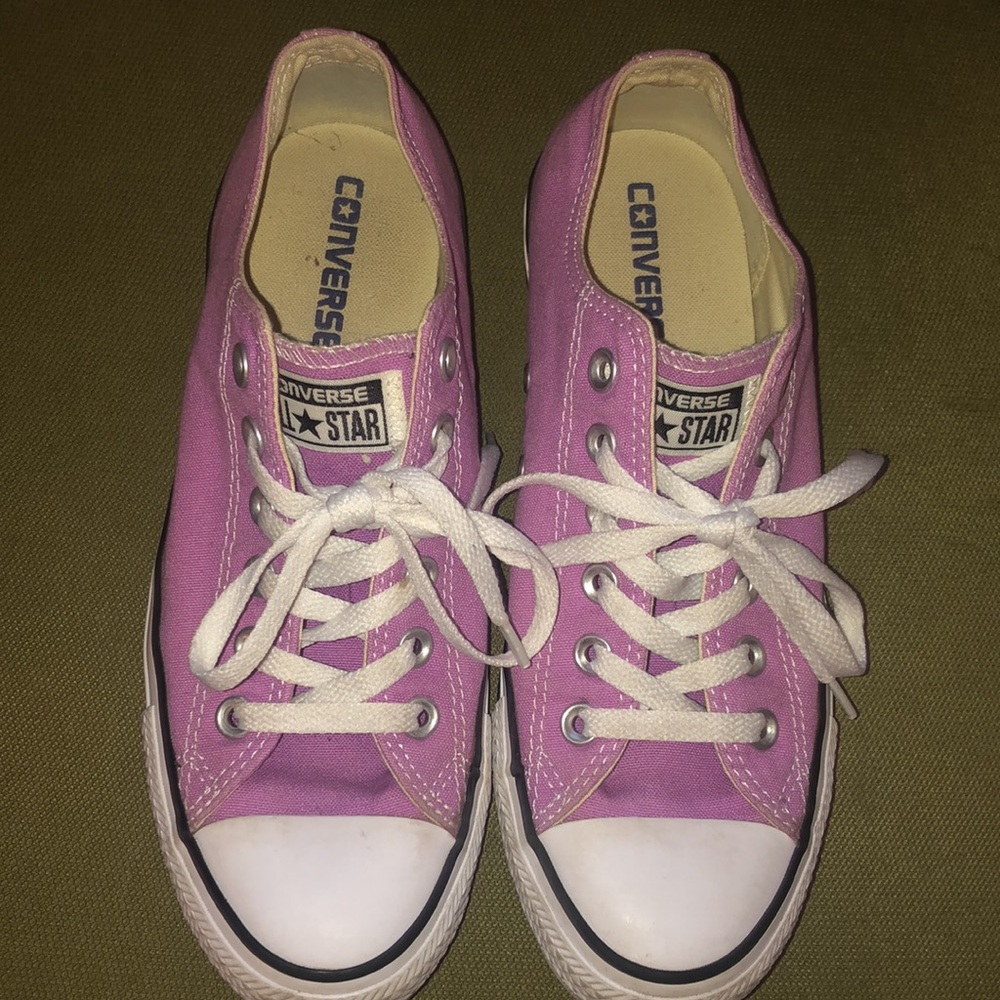 Converse  Purple All Stars Great Condition